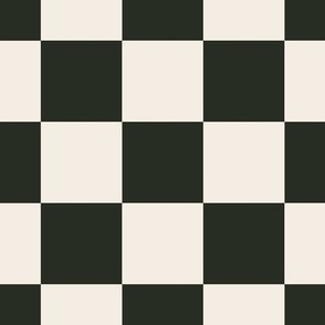 041 - Jumbo geometric square Garden bed black and white  checkerboard coordinates for kids apparel, nursery wallpaper, baby accessories, quilting, patchwork and pet accessories