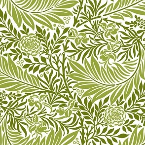 1874 William Morris Larkspur in Titanite Green - Coordinate