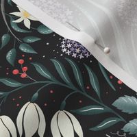 Charcloal | Eden collection | floral garden