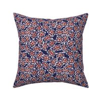 UK lovers - Union jack english flag in traditional patriot colors red navy blue