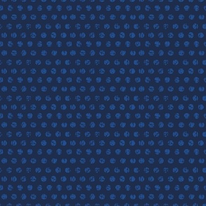 broken polka dots texture navy blue tonal 6in medium scale