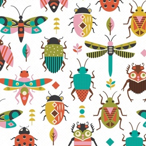 mid century bugs large scale