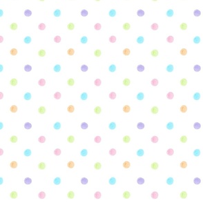 Watercolor Polka Dots