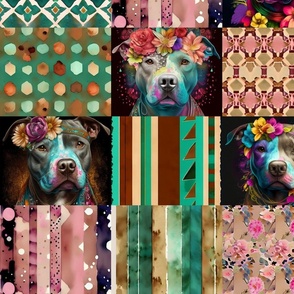 Pit Bull Cheater Quilt