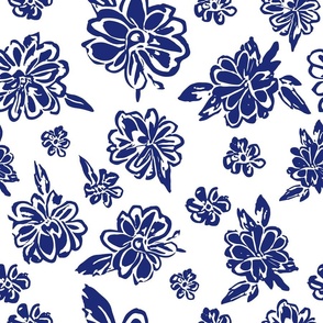 Blue Flowers White 2-01
