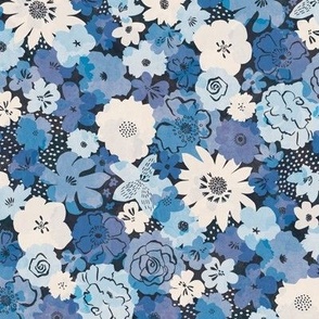 Blooming Wild, blues (Small)