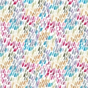 Rainbow Showers - White -  Small