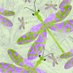 (LARGE) lavender and green dragonfly