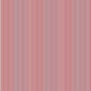 Stripe - Red/White - Christmas - 1/8”
