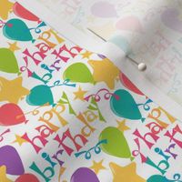 Birthday Party / Happy Birthday Pattern - Small Scale