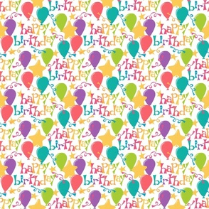 Birthday Party / Happy Birthday Pattern - Medium Scale