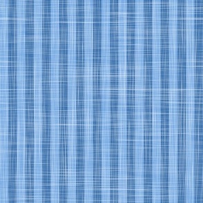 blue half inch stripe with linen texture