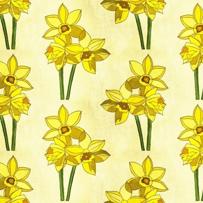 Dollhouse Daffodils Large Scale