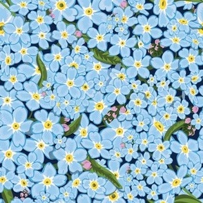 Field of Forget-Me-Nots