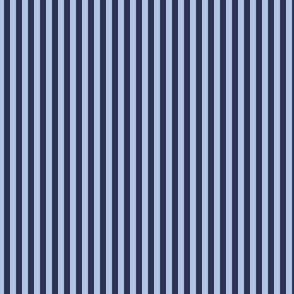 Candy Stripe 1/8" - 2214 micro // navy blue light blue