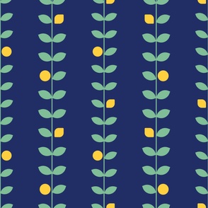 Lemons // Vines // Navy