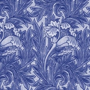 1875 William Morris "Tulip" in Cobalt Blue - Coordinate