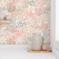 Garden-Bloom_Floral_Floral_Jumbo-Large_Coral-Multi_Hufton-Studio