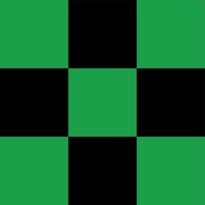 12 inch green and black checkerboard - large checkerboard print