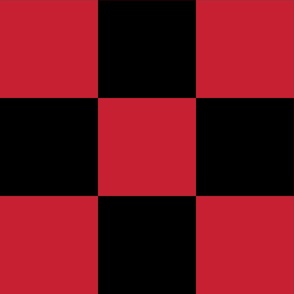 12 inch red and black checkerboard - large checkerboard print