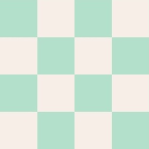 Mint checkerboard 