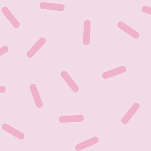 Sprinkles Pink on Pink Without Outline- Large Print