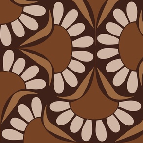 Daisies in Earth tone
