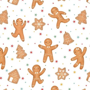 Gingerbread friends - large scale