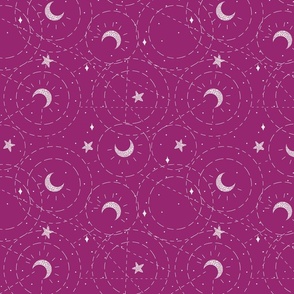 Starry Night pink medium