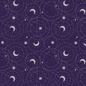 Starry Night purple medium