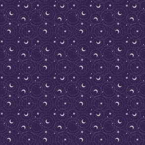 Starry Night purple small