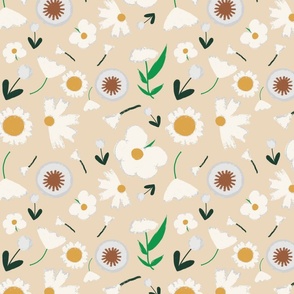 Marigold and Dandelion Pearl- Pressed Flowers