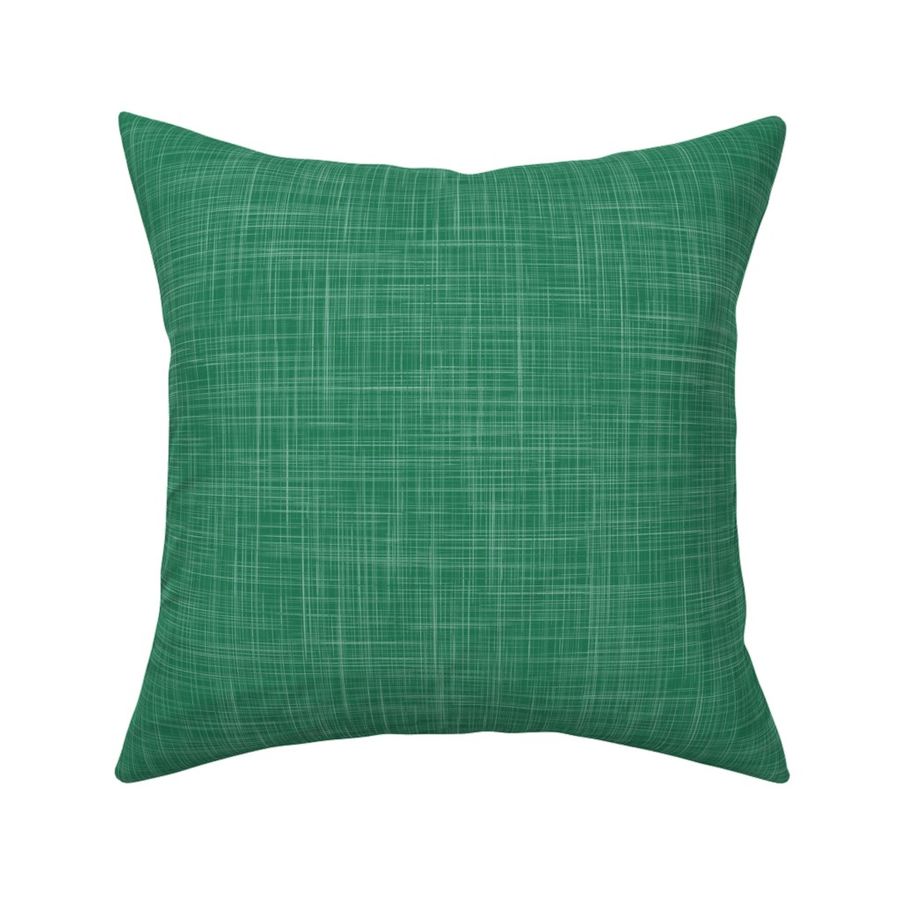 Crosshatch Linen Texture Blender in Emerald Green