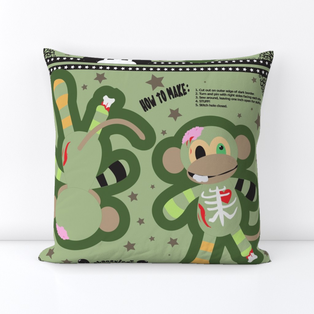 Monkey Decorative Pillow