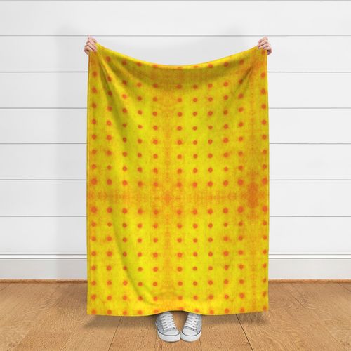 Washed Yellow old steampunk Polka Dots grungy