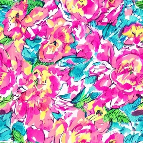 Colorful florals