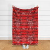Palm Tree Bark Stripe Texture Natural Fun Rugged Tropical Neutral Interior Bright Colors Bold Red Scarlet Red FF0000 Bold Modern Abstract Geometric 24 in x 29 in repeat
