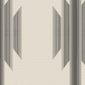 Tribal Linework Stripe on Beige