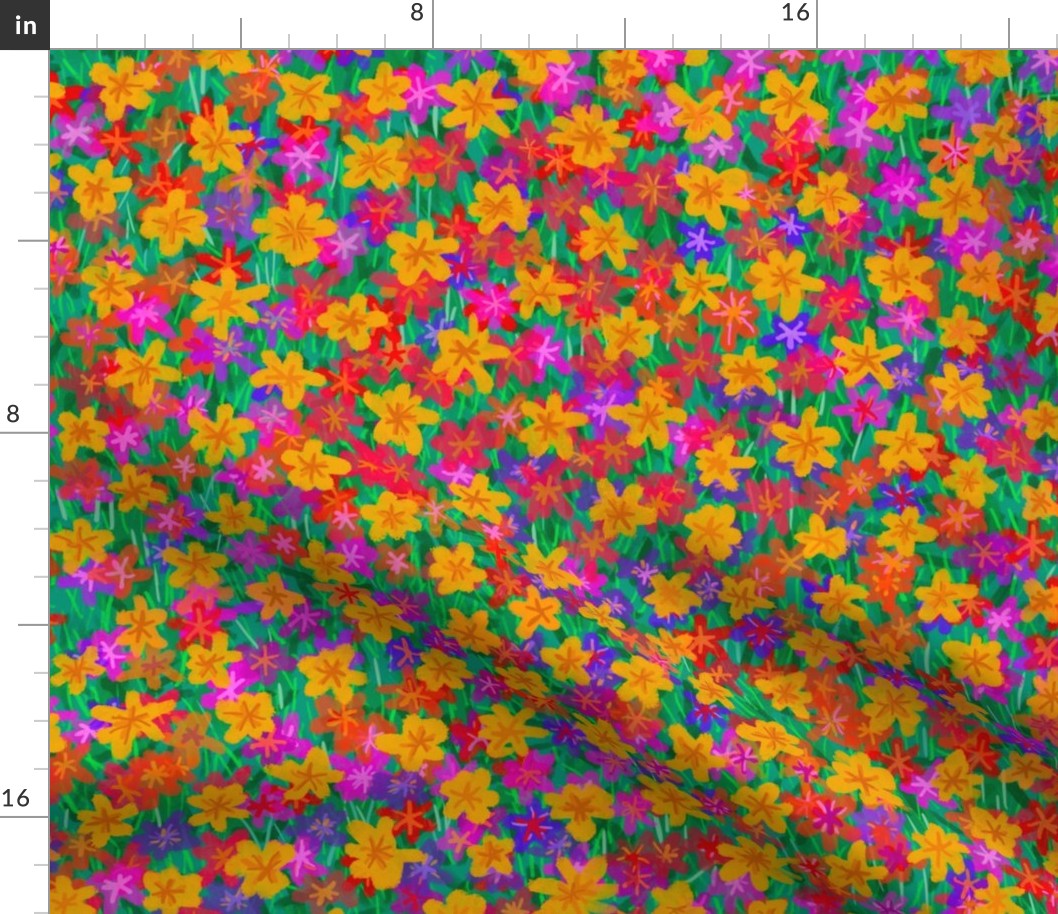 Field of Flowers 24 inch Repeat