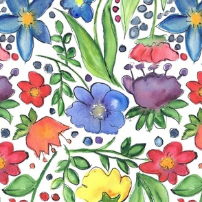 Garden Bedding_Watercolor_Painting