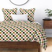 Multi Checkered Pattern (brown/green/pink)