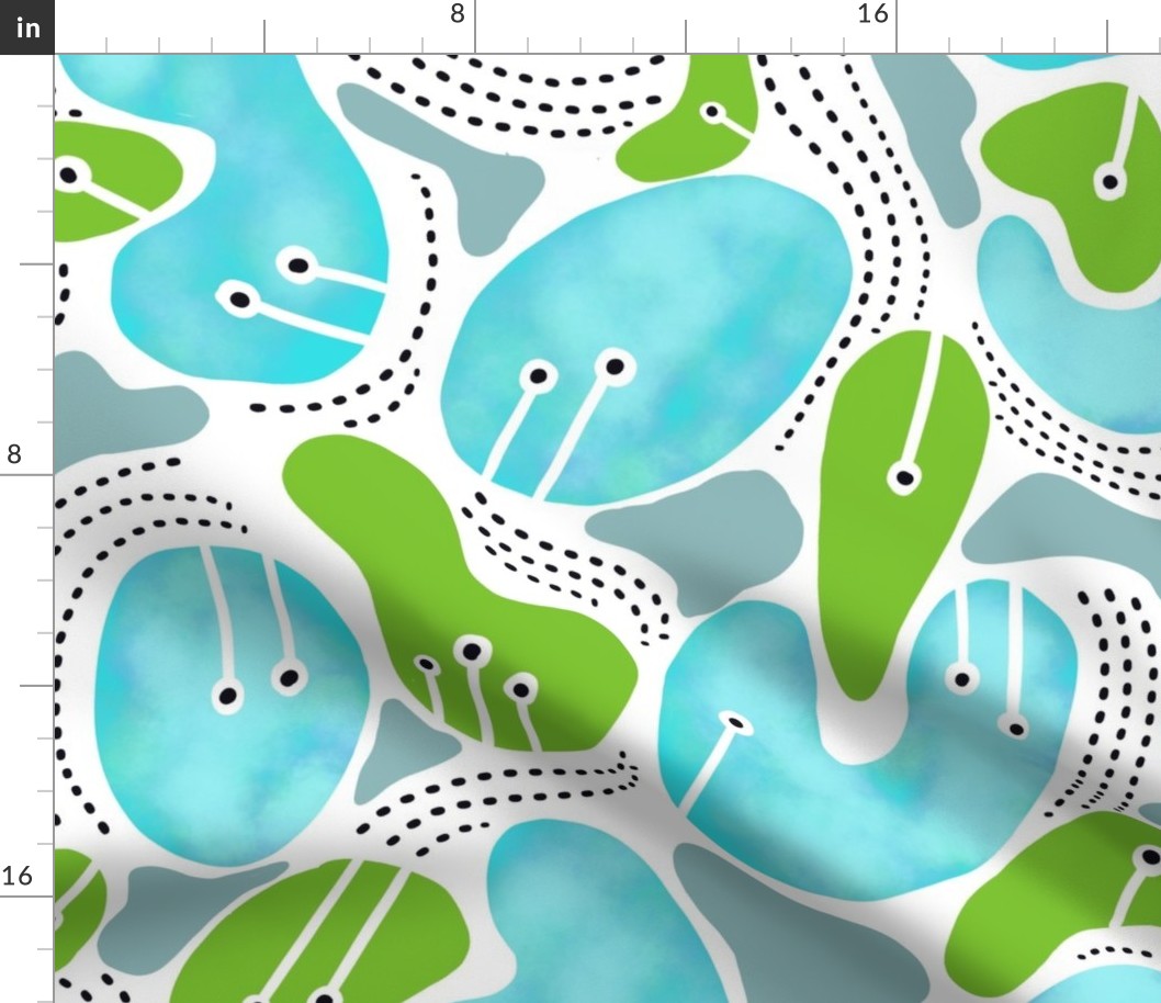 blue jelly bean weirdcore abstract wallpaper scale