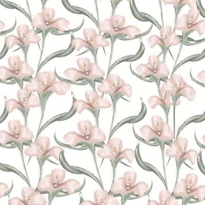 [Medium] Little Tender Sophie Lilies - Pink and green