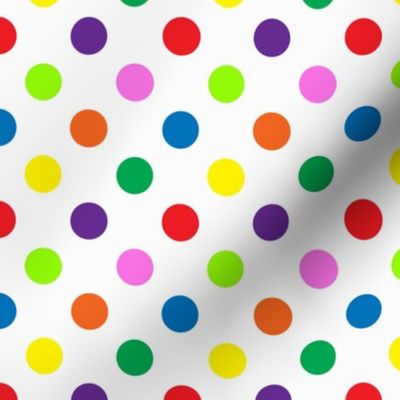 Rainbow Polka Dot #1