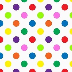 Rainbow Polka Dot #1