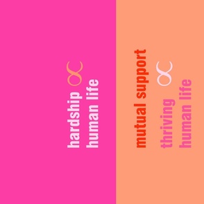 human-hardship_pink-orange