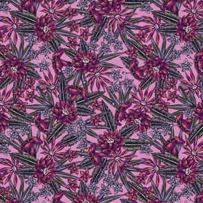 Cleary Hawaiian Floral - Pink Small