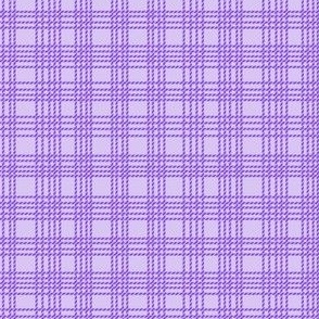 Dashed Plaid Lilacs- small scale - mix and match