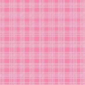 Dashed Plaid Pinks - small scale - mix and match