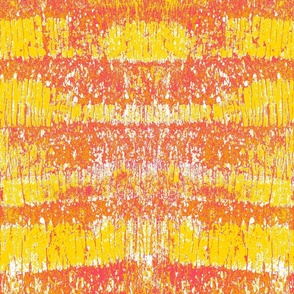Palm Tree Bark Stripe Texture Natural Fun Rugged Tropical Neutral Interior Bright Colors Golden Yellow Gold FFD500 Marigold Orange Gold EF9F04 Light Ruddy Red Pink FF4060 Bold Modern Abstract Geometric 24 in x 29 in repeat